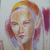 My project in Expressive Portrait Drawing with Soft Pastels course. Traditional illustration, Fine Arts, Drawing, Portrait Drawing, and Artistic Drawing project by lida_draws - 11.05.2021