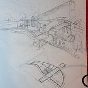 Mi Proyecto del curso: Dibujo arquitectónico: de la imaginación a la conceptualización. Arquitetura, Esboçado, Desenho e Ilustração arquitetônica projeto de Diego Omar Cisternas Rodriguez - 05.11.2021
