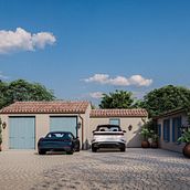 Villa in St. Tropez. Un proyecto de 3D, Arquitectura y Diseño de Chris Zantis - 06.11.2021