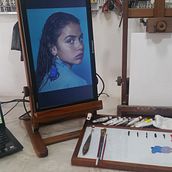 Mi Proyecto del curso: Retrato expresivo al óleo: explora la técnica alla prima. Un proyecto de Bellas Artes, Pintura y Pintura al óleo de Hennry Sanchez - 06.11.2021