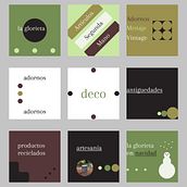 la glorieta: Posts para tienda de Instagram de cosas usadas.. Design, Br, ing, Identit, Graphic Design, T, pograph, Logo Design, T, pograph, and Design project by joaquin.winther - 11.06.2021