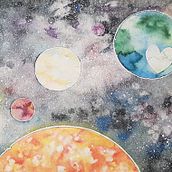 Mein Kursprojekt: Moderne Aquarelltechniken. Traditional illustration, Fine Arts, Painting, and Watercolor Painting project by Katrin - 11.09.2021