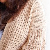 Mi Proyecto del curso: Crochet: crea prendas con una sola aguja. Fashion Design, Fiber Arts, DIY, and Crochet project by Alexandra Cabello - 11.06.2021