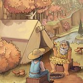 Falls bounty. Traditional illustration, and Digital Illustration project by Kyle - 11.07.2021