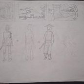 My project Japan Style . Traditional illustration, Fine Arts, Sketching, Pencil Drawing, Drawing, Artistic Drawing, and Figure Drawing project by Edgar Camilo Monje - 11.07.2021