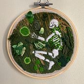 Mi Proyecto del curso: Introducción al bordado en relieve. Un proyecto de Bordado de Constanza - 01.11.2021
