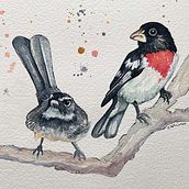 Watercolor Examples. Traditional illustration project by Linda Endlich - 11.06.2021