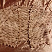 Mi Proyecto del curso:  Top-down: prendas a crochet de una sola pieza. Fashion Design, Fiber Arts, DIY, Crochet, and Textile Design project by María Fernanda Gómez - 11.04.2021