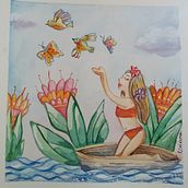 Mi Proyecto del curso: Técnicas de ilustración con acuarela y gouache. Un progetto di Illustrazione tradizionale, Belle arti, Pittura, Pittura ad acquerello, Illustrazione infantile e Pittura gouache di Rosa Calderón - 08.11.2021