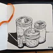 My project in Artistic Watercolor Sketching: Dare to Express Your Ideas course. Traditional illustration, Sketching, Creativit, Drawing, Watercolor Painting, and Sketchbook project by htinnaro - 11.08.2021
