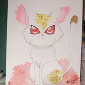 Mi Proyecto del curso: Técnicas experimentales de acuarela para principiantes . Een project van Traditionele illustratie,  Beeldende kunst, Aquarelschilderen, Naturalistische illustratie y Manga van Ana María Dueñas Rodríguez - 08.11.2021