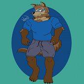 Mi Proyecto del curso: Dibujo de personajes manga desde cero: Wolf by WerO. Traditional illustration, Character Design, Comic, Pencil Drawing, Drawing, and Manga project by Erik Bengoa Ludewig - 11.06.2021