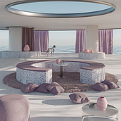 Surreal Interior ArchViz . Architecture, Interior Architecture, Digital Architecture, and ArchVIZ project by rina_per - 11.08.2021