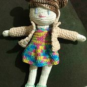 Meu projeto do curso: Amigurumi: design de roupa, cabelo e acessórios Ein Projekt aus dem Bereich Handwerk, Spielzeugdesign, Weben, Crochet und Amigurumi von Luiza Dal Pra - 06.11.2021
