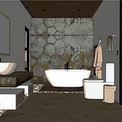 PROYECTO BAÑO . % Luis Angel Cárdenas De La Cruz tarafından hazırlanan İç Mimarlık, İç Tasarım, Dekoras, on, İç Dekoras, on, Ve Perakende Tasarımı projesi - 11.09.2021