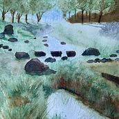 My project in Natural Landscapes in Watercolor course. Projekt z dziedziny  Sztuki piękne,  Malarstwo i Malowanie akwarelą użytkownika Mike Jacobs - 08.11.2021