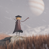 Mi Proyecto del curso: Ilustración fantástica 3D con Blender. 3D, 3D Design, and Digital Illustration project by Juan M. Garbe - 11.10.2021