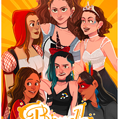 Character design . Traditional illustration project by Paloma Veghini - 11.10.2021