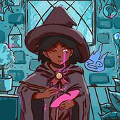 Meu projeto do curso: Ilustração digital de fantasia e ficção científica. Traditional illustration, and Digital Illustration project by Wechelon Rayllon - 11.09.2021