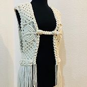Mi Proyecto del curso: Macramé: crea prendas de ropa únicas. Accessor, Design, Arts, Crafts, Fiber Arts, and Macramé project by anabelbanos - 11.10.2021