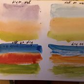 My project in Natural Landscapes in Watercolor course. Fine Arts, Painting, and Watercolor Painting project by Liz - 11.10.2021