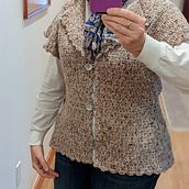 My project in  Top-Down: One-Piece Crocheted Garments  course. Fashion Design, Fiber Arts, DIY, and Crochet project by Elaine - 11.09.2021