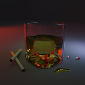 3D Modeling practice objects in blender.. Een project van 3D y  3D-modellering van Luís - 10.11.2021