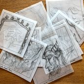 Mein Kursprojekt: Papierschneidetechniken für Storytelling - DIE TEUFELSBRÜCKE. Een project van Traditionele illustratie, Craft, Papercraft, Stor, telling, DIY y Verhaallijn van schatzzeug - 10.11.2021