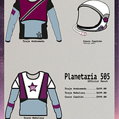 Proyecto de Universidad, diseño de la merch para un circo con temática espacial.. Un proyecto de Ilustración tradicional de Ana Sofía López Murillo - 15.10.2021