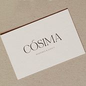 Branding Cósima Events. Br, ing, Identit, Events, Logo Design, Pattern Design, T, pograph, Color Theor, Editorial Design, Graphic Design, and Vector Illustration project by Fátima Rojo - 11.11.2021