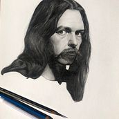turned out quite different hmm. Traditional illustration, Fine Arts, Sketching, Pencil Drawing, Drawing, Portrait Drawing, Realistic Drawing, Artistic Drawing, and Figure Drawing project by Harim Kim - 11.11.2021
