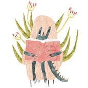 Les aventures crocodilles. Children's Illustration, Traditional illustration, and Watercolor Painting project by Masha Hilka - 11.11.2021