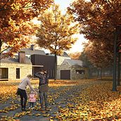 Autumn Mood - RT House - My project in Visual Storytelling for 3D ArchViz course. 3D, Digital Architecture, and ArchVIZ project by anthonymourad - 11.10.2021