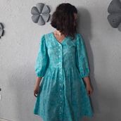 Mi Proyecto del curso: Máquina de coser para principiantes: crea tu primer vestido. Fashion Design, Sewing, and DIY project by Shauri A Miranda Castro - 11.12.2021
