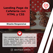 Mi Proyecto del curso: Introducción al Desarrollo Web Responsive con HTML y CSS. Un proyecto de Desarrollo Web, Diseño Web, CSS y HTML de Luis Daniel Achique Machado - 20.10.2021