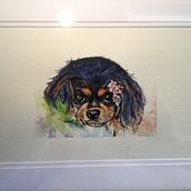 My project in Expressive Animal Portraits in Watercolor course. Traditional illustration, Watercolor Painting, Realistic Drawing, and Naturalistic Illustration project by emkongas - 11.12.2021