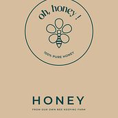 Oh, honey !. Br, ing & Identit project by clement_beignon_design - 11.12.2021
