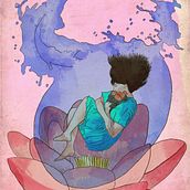 My project in Illustration Techniques with Digital Watercolor course. Traditional illustration, Digital Illustration, Watercolor Painting, Portrait Drawing, and Digital Drawing project by Elisa Angelini - 11.12.2021