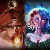 Mi Proyecto del Curso: Retratos digitales de fantasía con Photoshop . Ilustrasi tradisional, Menggambar, Ilustrasi Digital, Menggambar Potret, Gambar Digital, Dan Lukisan Digital proyek oleh Gabriel Saits - 11.09.2021