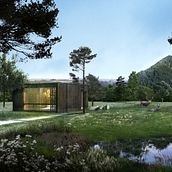 My project in Matte Painting Techniques for ArchViz course. Un progetto di Ritocco fotografico, Fotografia digitale, Architettura digitale, ArchVIZ, Fotomontaggio e Matte painting di Frederik Jordan Jensen - 12.11.2021