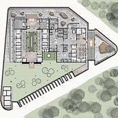 Hospital de la Comunidad. Ilustração tradicional, e Arquitetura projeto de Dul Rosaav - 11.11.2021