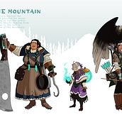 Eyes of the Mountain. Character Design, and Concept Art project by Micah Bianco - 11.13.2021