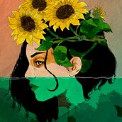 La Chica del Manantial. Traditional illustration project by Omar Solis - 11.13.2021