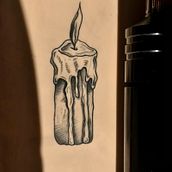 Vela estilo grabado. Tattoo Design project by Fernanda González - 10.13.2021
