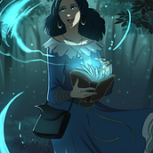 Mi Proyecto del curso: Ilustración digital de fantasía y ciencia ficción. Traditional illustration, and Digital Illustration project by Jhoger Aguache Maita - 10.23.2021