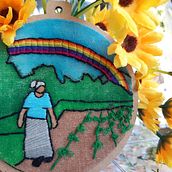 Manita bordada. Embroider project by Karen Eunice Z Medellin - 11.14.2021