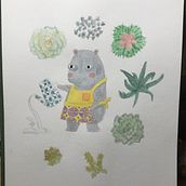 My project in Delicate Watercolors for Narrative Illustration course. Children's Illustration, Traditional illustration, and Watercolor Painting project by Wendy - 11.12.2021