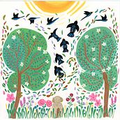 My project in Painting with Gouache: Create Poetic Illustrations course. Een project van Traditionele illustratie,  Beeldende kunst, Schilderij,  Artistieke tekening y Schilderen met gouache van Guadalupe Manrique - 06.11.2021