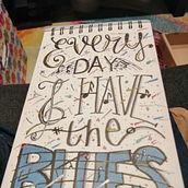 Mi Proyecto del curso: Dibujo y hand lettering creativo para principiantes. Traditional illustration, Lettering, Drawing, and Artistic Drawing project by JIMENA BURBANO MORA - 11.15.2021