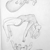 Mi Proyecto del curso: Dibujo anatómico para principiantes. Fine Arts, Sketching, Pencil Drawing, Drawing, Realistic Drawing, and Figure Drawing project by Guadalupe Marello - 12.12.2021